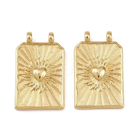 Brass Pendants KK-L255-22G-02-1