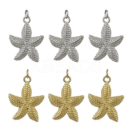 2Pcs 2 Colors Brass Pendants KK-YW0003-84-1