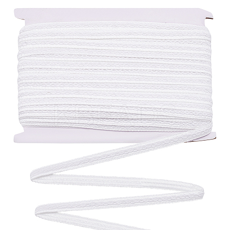 Polyester Braided Ribbons for Curtain Decoration SRIB-WH0011-208A-1