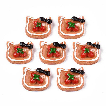 Opaque Epoxy Resin Cabochons CRES-S358-54-1
