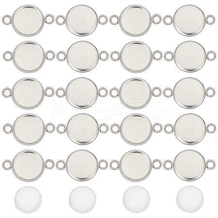DIY Blank Dome Link Connector Making Kit DIY-SC0006-16A-1