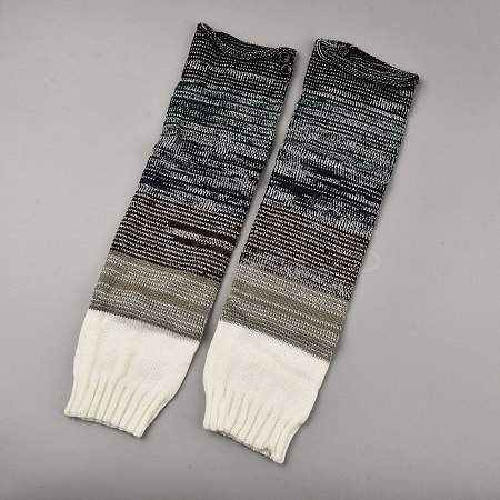 Acrylic Fiber Yarn Leg Warmers Socks AJEW-WH20064-44B-1
