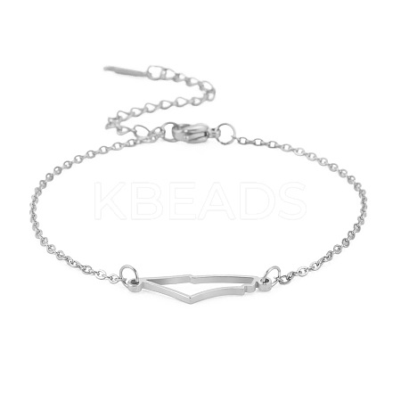 304 Stainless Steel Link Bracelets FS-WG1ED05-01-1