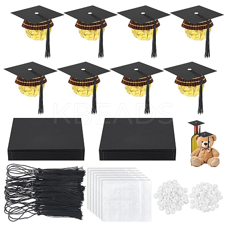 DIY Paper Doctoral Hat Kits DIY-WH0591-243-1