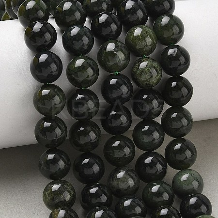 Natural Canadian Jade Beads Strands GG-CBA6BAC-A02-10mm-1