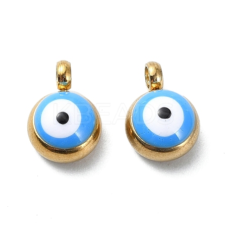Ion Plating(IP) Real 18K Gold Plated 201 Stainless Steel Charms STAS-L024-020G-02-1