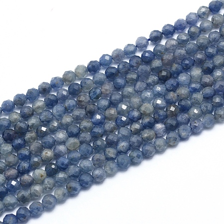Natural Iolite/Cordierite/Dichroite Beads Strands G-G823-15-3.5mm-1