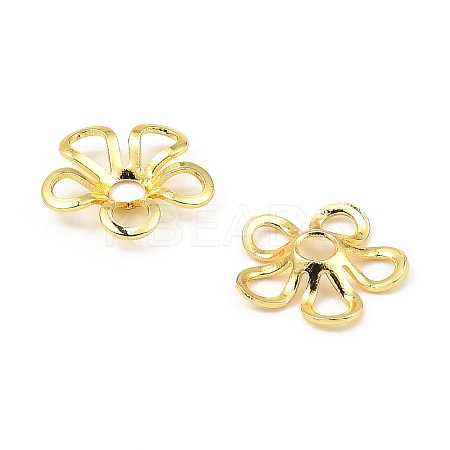 Brass Bead Caps KK-Z030-13A-G-1