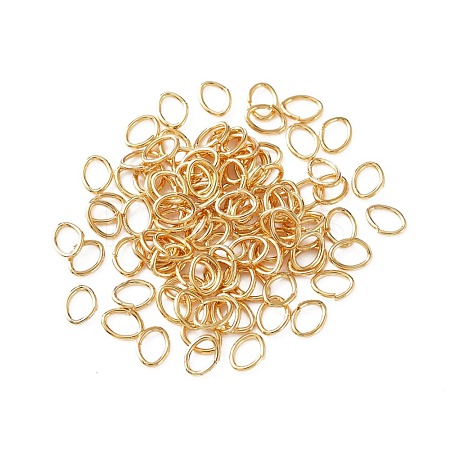 Brass Open Jump Rings KK-WH0047-49B-G-1