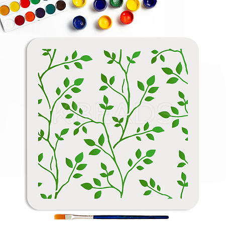 1Pc PET Hollow Out Drawing Painting Stencils DIY-MA0005-48A-1