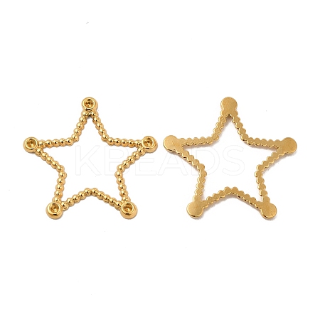 Ion Plating(IP) 304 Stainless Steel Linking Ring Rhinestone Settings STAS-A070-05G-1