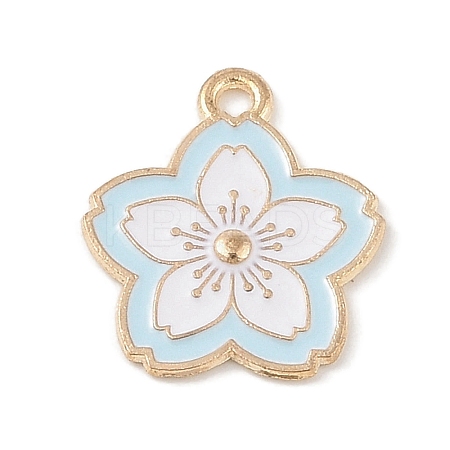 Alloy Enamel Pendants ENAM-Z010-25C-KCG-1