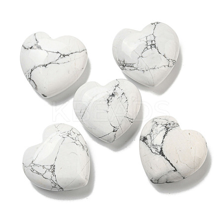 Natural Howlite Statues Ornaments G-P531-03N-1