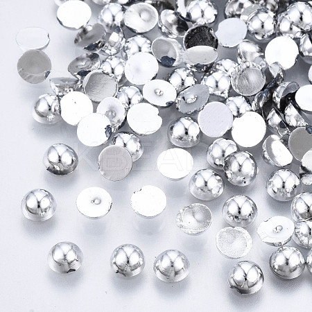 ABS Plastic Cabochons OACR-S034-4mm-02-1