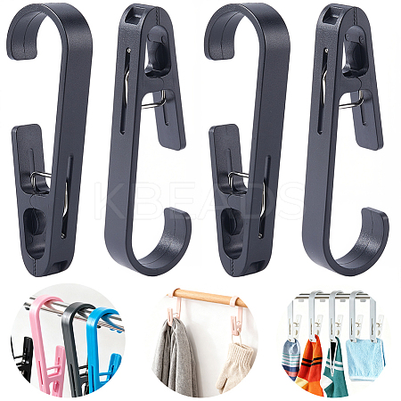 4Pcs Plastic Clothes Clip Hook AJEW-CN0006-34B-1