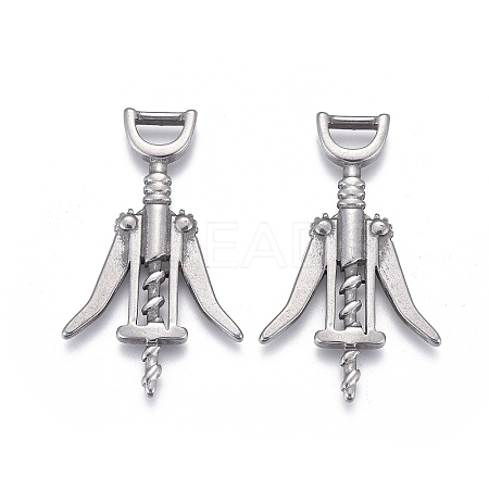 Non-Tarnish 304 Stainless Steel Pendants LS-STAS-F249-26P-1