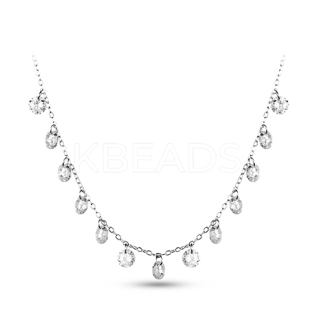 SHEGRACE Simple Elegant 925 Sterling Silver Necklace JN242A-1