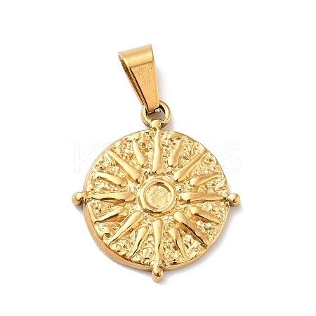 PVD Vacuum Plating 304 Stainless Steel Pendants STAS-F277-29G-1