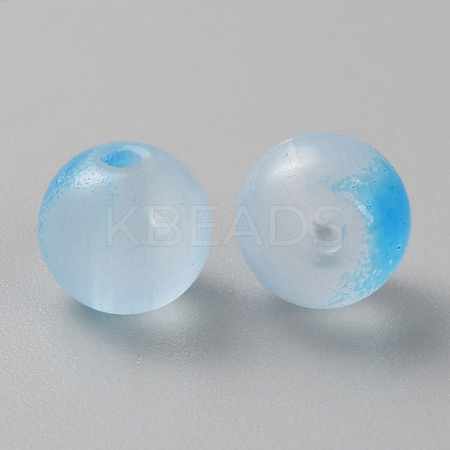 Two Tone Glass Beads GLAA-CJC0001-19B-1