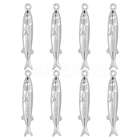 8Pcs Brass Pendants KK-DR0001-45P-1