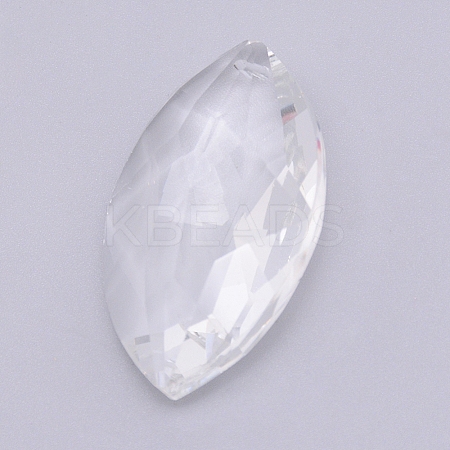 Transparent Glass Pendants LS-GLAA-WH0022-21-1
