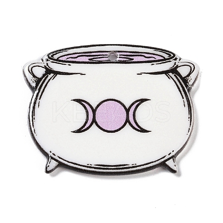 Halloween Acrylic Pendants OACR-R271-01C-1