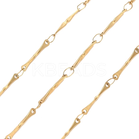 304 Stainless Steel Bar Link Chains CHS-H116-01E-G-1
