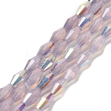 Baking Paint Glass Beads Strands DGLA-D001-01I-1
