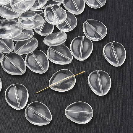 Teardrop Transparent Acrylic Beads TACR-R122-A01-1