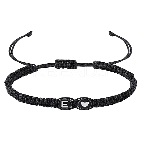 1Pc Adjustable Nylon Cord Braided Bracelets for Women Men BJEW-LP0001-31A-E-1