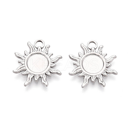 Non-Tarnish 201 Stainless Steel Pendants STAS-N098-140P-1