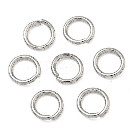Tarnish Resistant 304 Stainless Steel Open Jump Rings STAS-E066-11-8mm-1