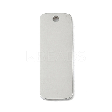 304 Stainless Steel Mirror Polished Finish Stamping Blank Tag Pendants STAS-D365-04P-1