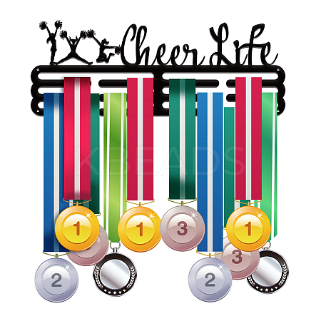 Fashion Iron Medal Hanger Holder Display Wall Rack ODIS-WH0021-061-1