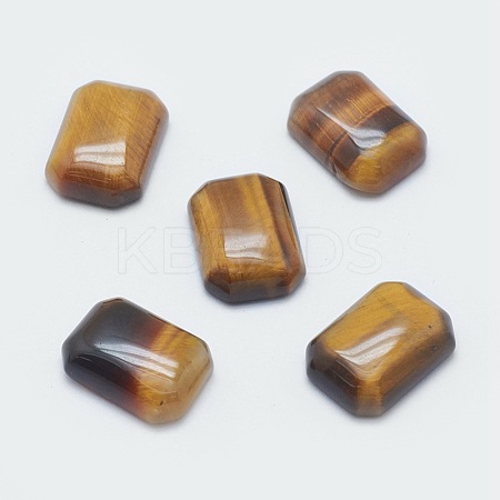 Natural Tiger Eye Cabochons G-G759-L03-1