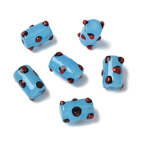 Handmade Lampwork Bumpy Beads LAMP-U004-03-1