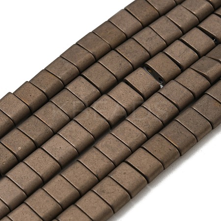 Electroplated Non-magnetic Synthetic Hematite Beads Strands G-C106-B01-09B-1