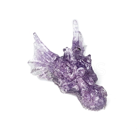 Resin Dragon Head Display Decoration PW-WG22237-02-1