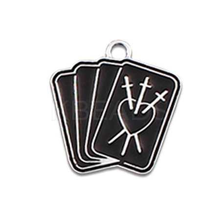 Alloy Enamel Pendants ENAM-CJC0017-02P-08-1