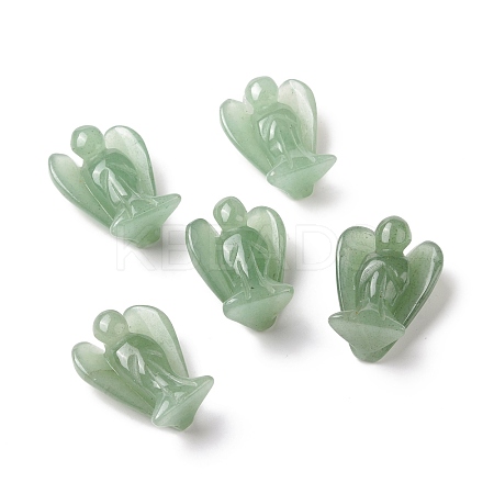 Natural Green Aventurine Angel Decor Healing Stones G-G864-01A-01-1