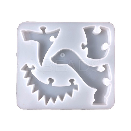 DIY Food Grade Silicone Animal Puzzle Molds SIMO-PW0011-16C-1