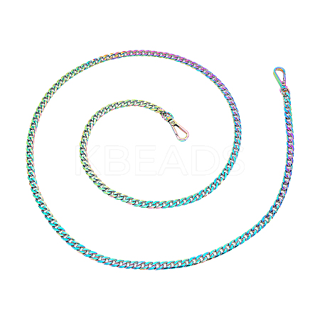 Electroplating Iron Chain Bag Strap FIND-WH0103-02MC-1