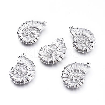 Non-Tarnish 304 Stainless Steel Pendants STAS-F240-05P-1