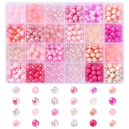 DIY Pink Series Necklace & Bracelet Making Kits DIY-CJ0001-76-1
