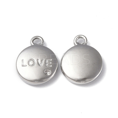 Tarnish Resistant 304 Stainless Steel Pendant Rhinestone Settings LS-STAS-C066-29P-1