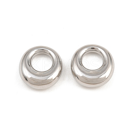 Brass European Beads KK-CBA78C7-33C-P-1