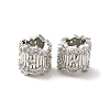 Rack Plating Brass Micro Pave Cubic Zirconia European Beads KK-Q795-03P-1