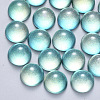 Transparent Spray Painted Glass Cabochons GLAA-S190-013C-C03-1