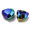 UV Plating Rainbow Iridescent Acrylic Beads OACR-P010-03A-3