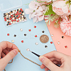 90Pcs 3 Colors  Alloy Enamel Charms ENAM-UN0001-06-2